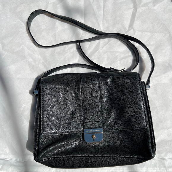 Kate spade black pebbled leather crossbody bag - Picture 2 of 13